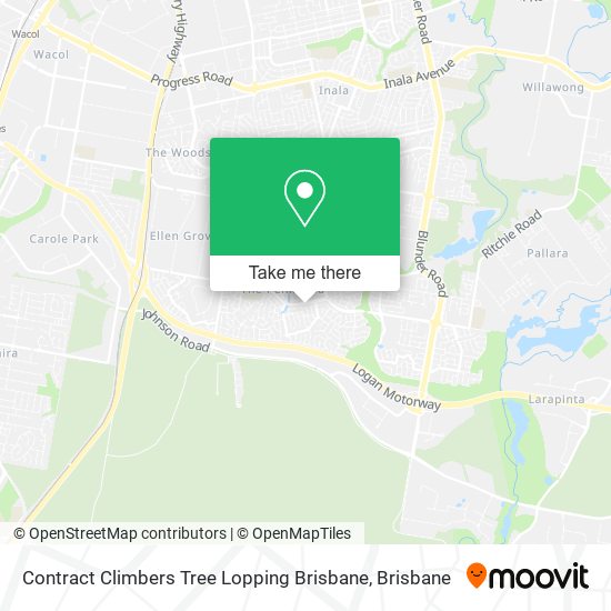 Contract Climbers Tree Lopping Brisbane map