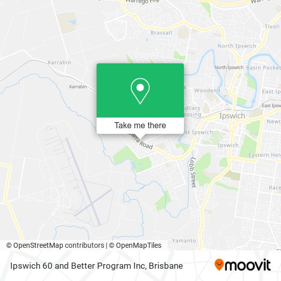 Ipswich 60 and Better Program Inc map