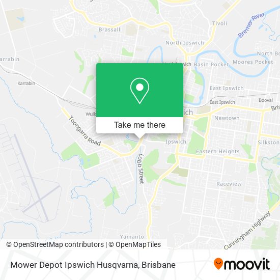 Mower Depot Ipswich Husqvarna map