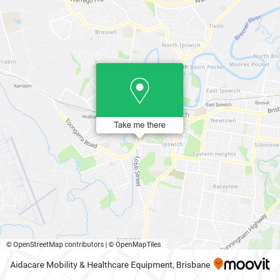 Aidacare Mobility & Healthcare Equipment map
