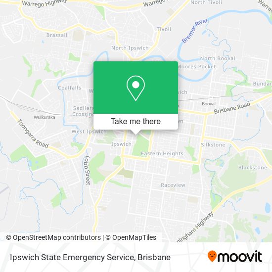 Ipswich State Emergency Service map
