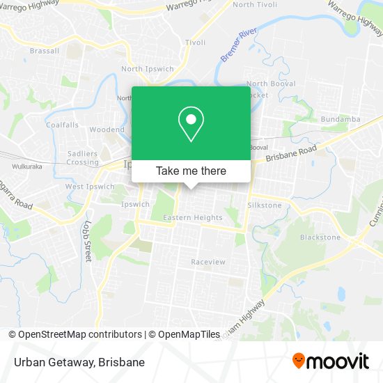 Urban Getaway map