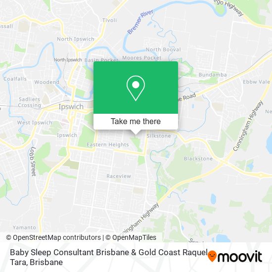 Mapa Baby Sleep Consultant Brisbane & Gold Coast Raquel Tara