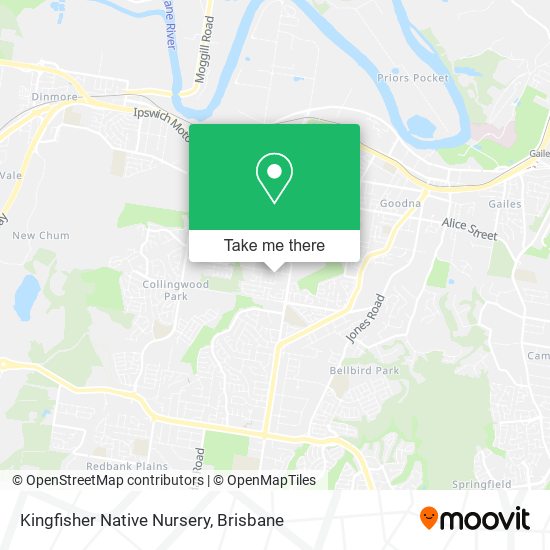 Kingfisher Native Nursery map