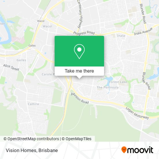 Vision Homes map