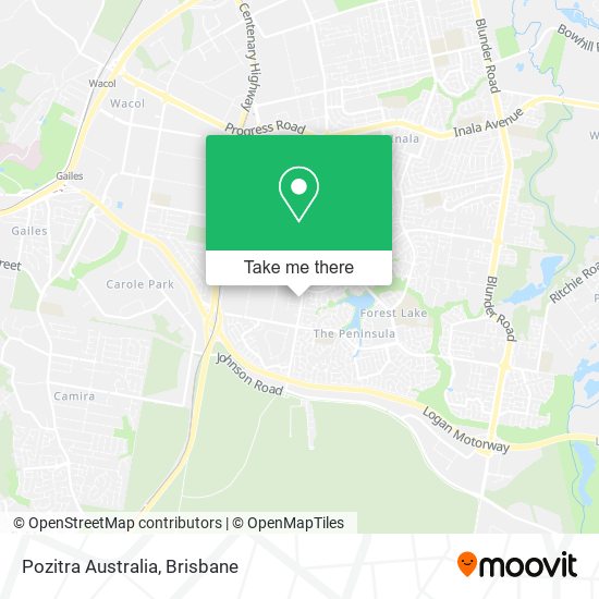 Pozitra Australia map