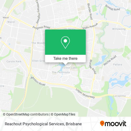 Reachout Psychological Services map
