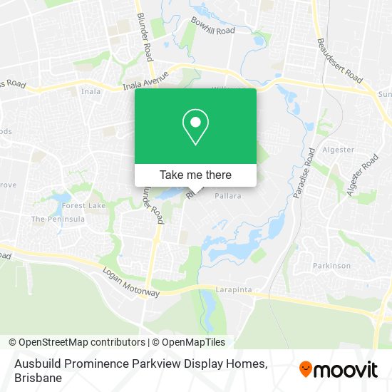 Ausbuild Prominence Parkview Display Homes map