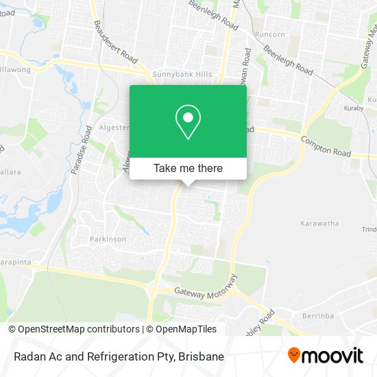 Radan Ac and Refrigeration Pty map