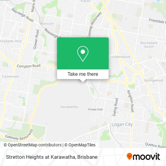 Stretton Heights at Karawatha map