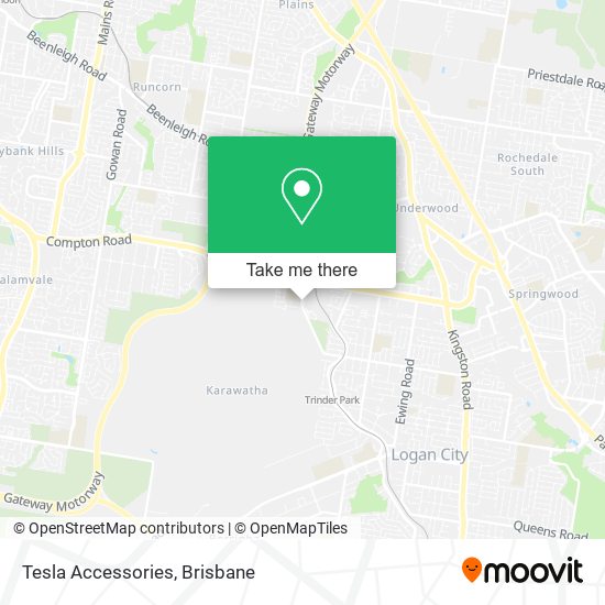 Tesla Accessories map