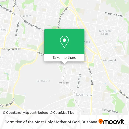 Dormition of the Most Holy Mother of God map