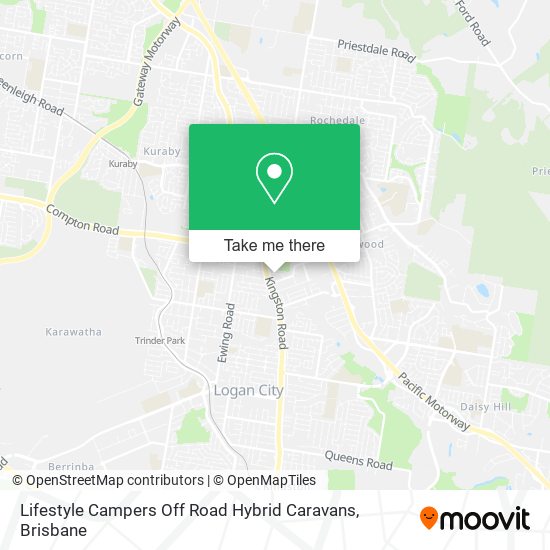 Lifestyle Campers Off Road Hybrid Caravans map
