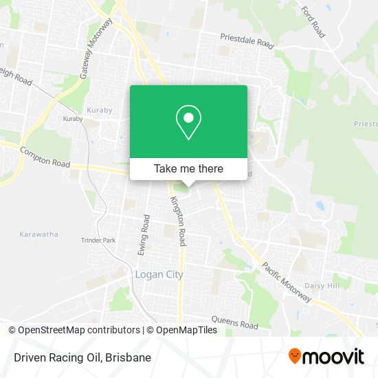 Driven Racing Oil map