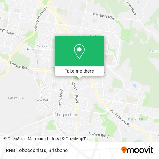 RNB Tobacconists map