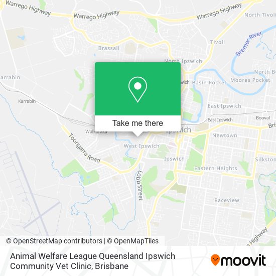 Animal Welfare League Queensland Ipswich Community Vet Clinic map