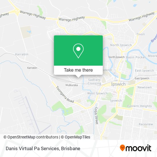 Danis Virtual Pa Services map