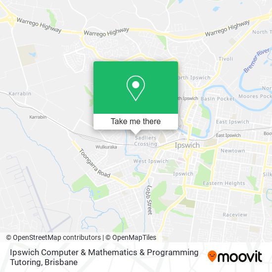 Ipswich Computer & Mathematics & Programming Tutoring map