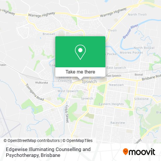 Edgewise Illuminating Counselling and Psychotherapy map