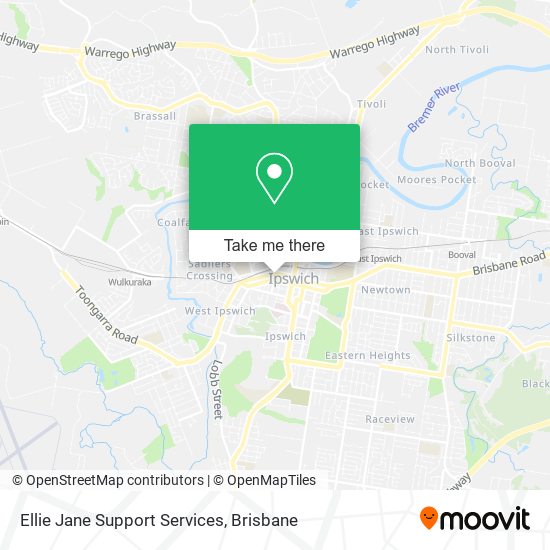 Ellie Jane Support Services map