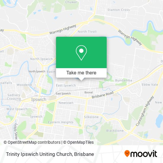 Trinity Ipswich Uniting Church map