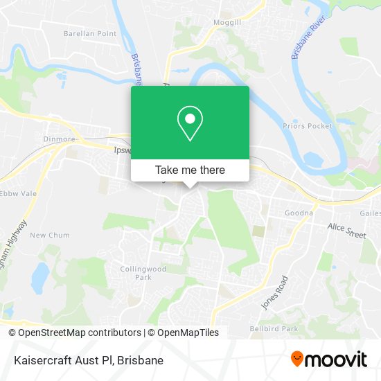 Kaisercraft Aust Pl map