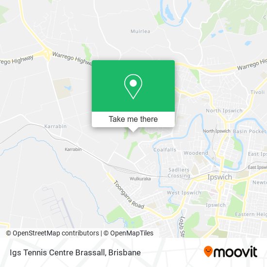 Igs Tennis Centre Brassall map