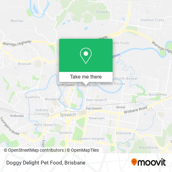 Doggy Delight Pet Food map