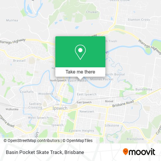 Basin Pocket Skate Track map