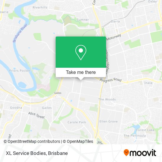 XL Service Bodies map