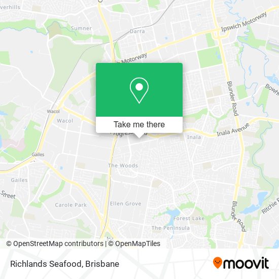Richlands Seafood map