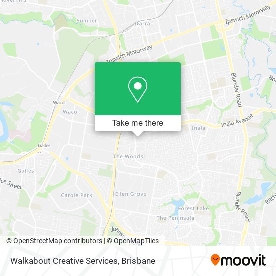 Walkabout Creative Services map