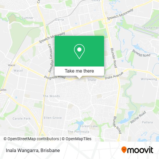 Inala Wangarra map