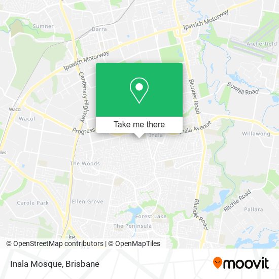 Inala Mosque map