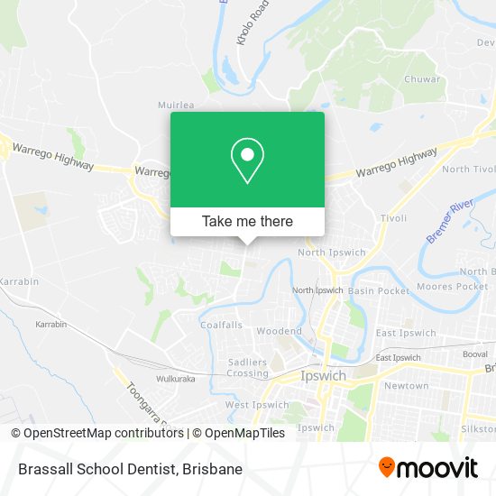 Brassall School Dentist map