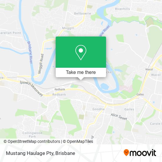 Mustang Haulage Pty map