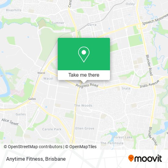 Anytime Fitness map