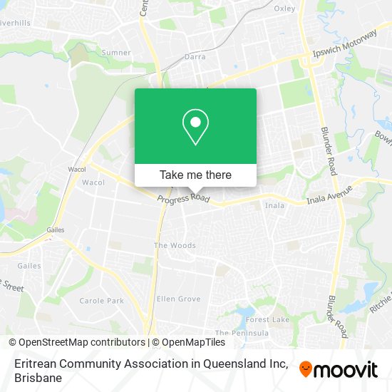 Eritrean Community Association in Queensland Inc map