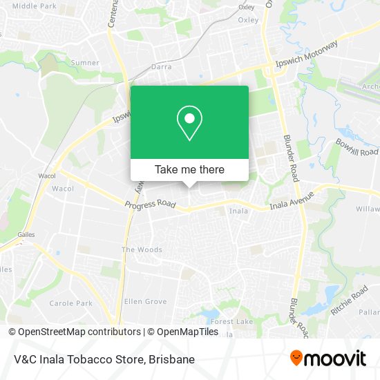 V&C Inala Tobacco Store map