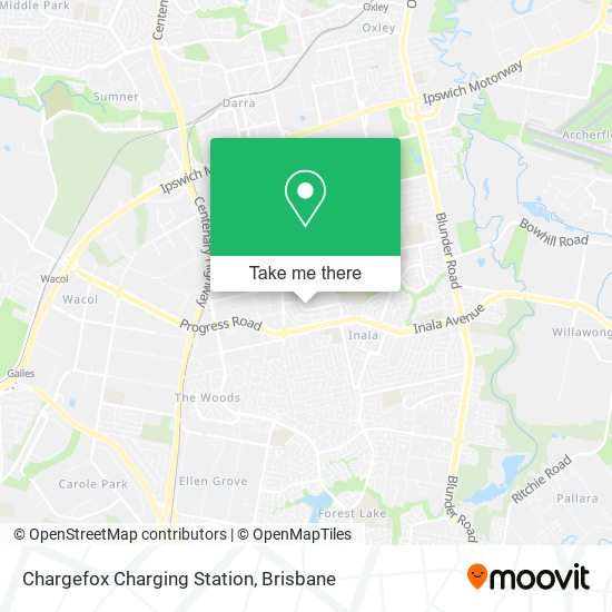 Mapa Chargefox Charging Station