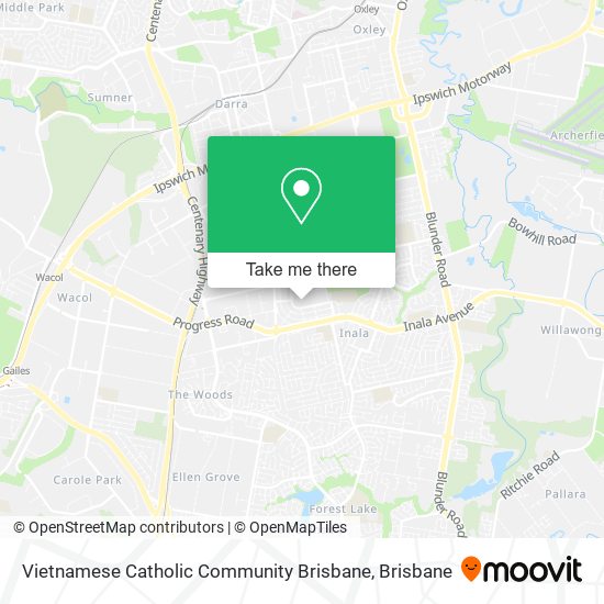 Mapa Vietnamese Catholic Community Brisbane