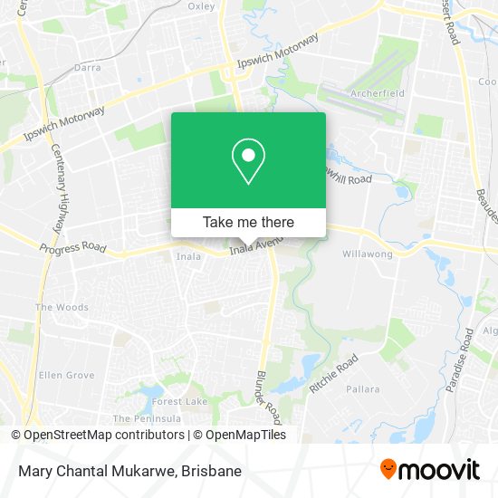 Mary Chantal Mukarwe map