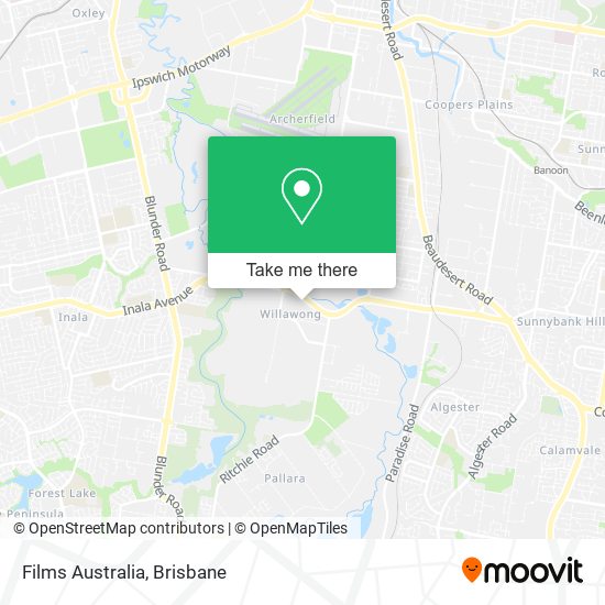 Films Australia map