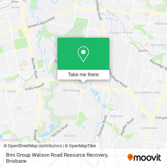Bmi Group Watson Road Resource Recovery map