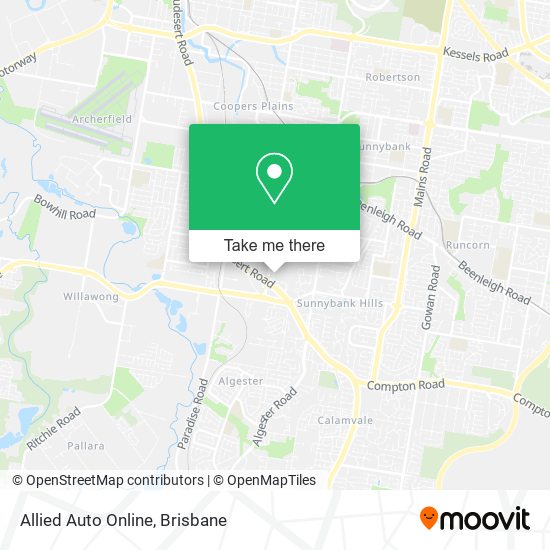 Allied Auto Online map