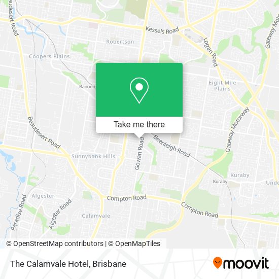 The Calamvale Hotel map