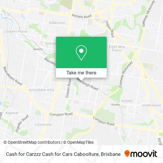 Mapa Cash for Carzzz Cash for Cars Caboolture