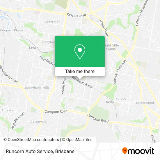 Runcorn Auto Service map