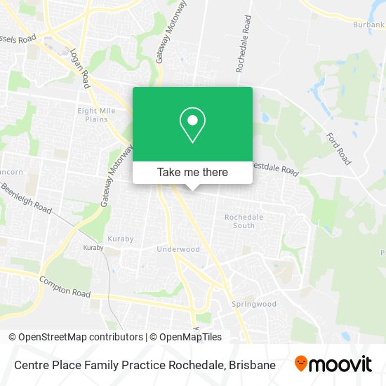 Centre Place Family Practice Rochedale map