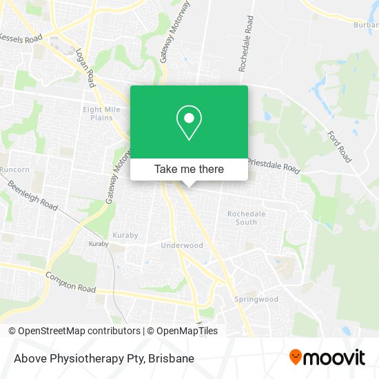 Above Physiotherapy Pty map